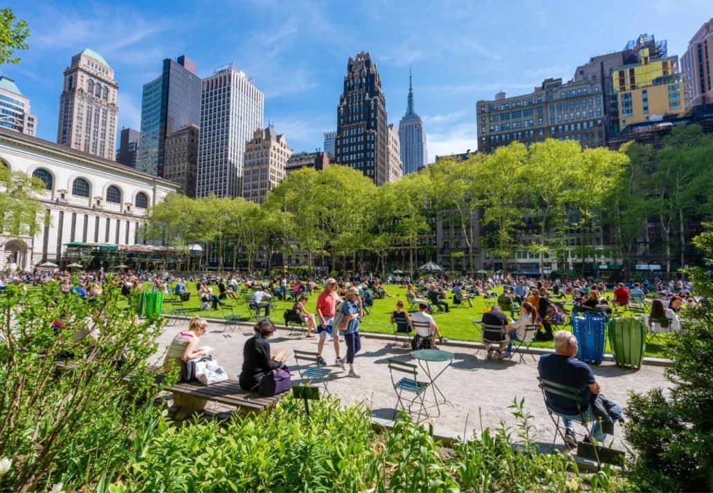 Bryant Park, New York City, New York.