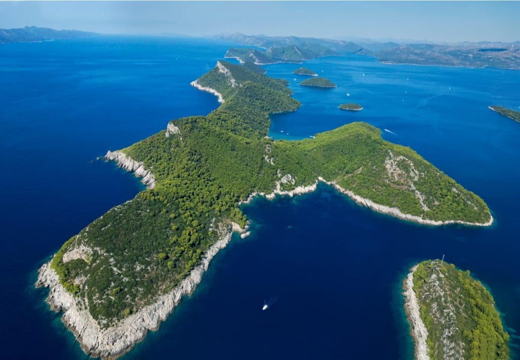Elafiti islands in Dubrovnik region, Croatia