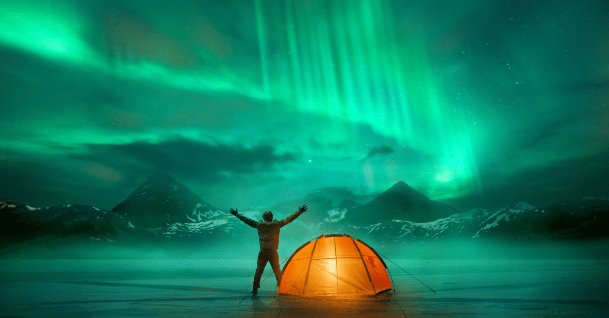 northern lights in iceland