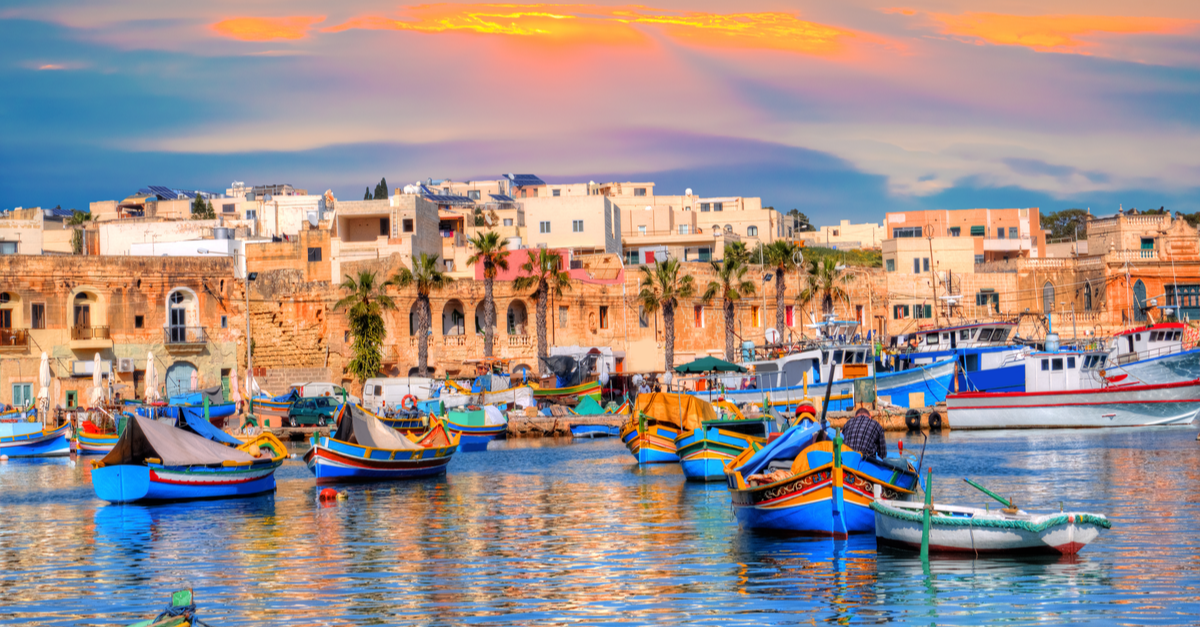 the beach in malta