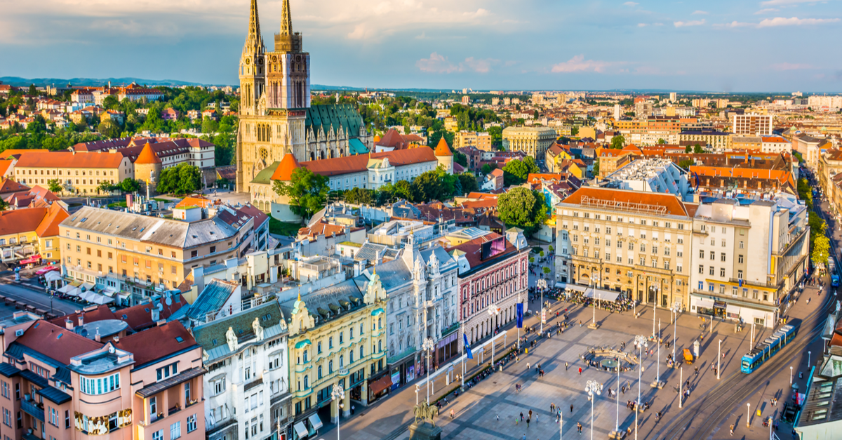zagreb capital in Croatia