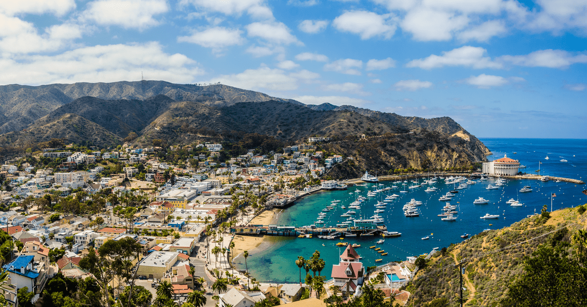 view from catalina island