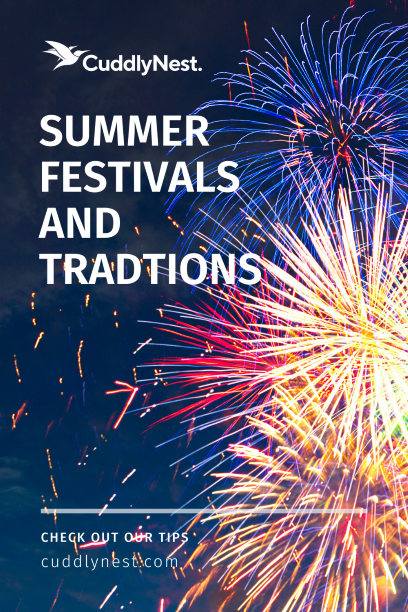 summer traditions and festivals pin