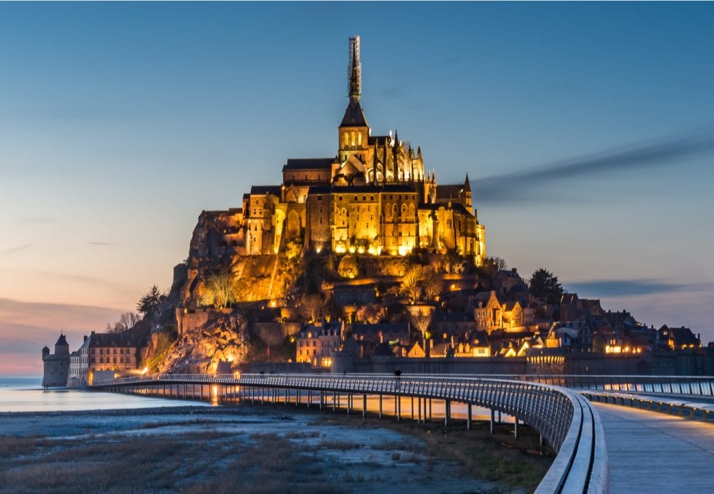 Mont Saint Michel, France.