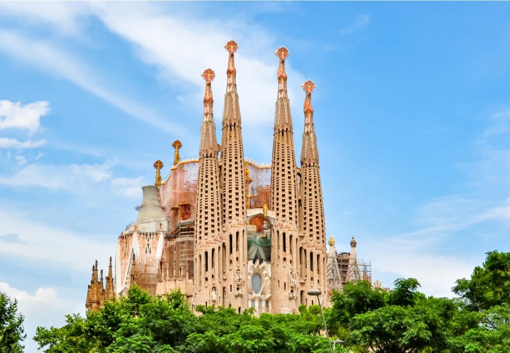 Sagrada Familia, Barcelona, Spain.