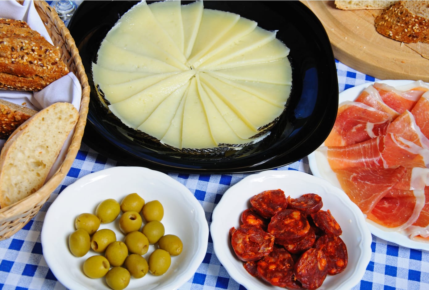 A selection of Andalucian tapas.