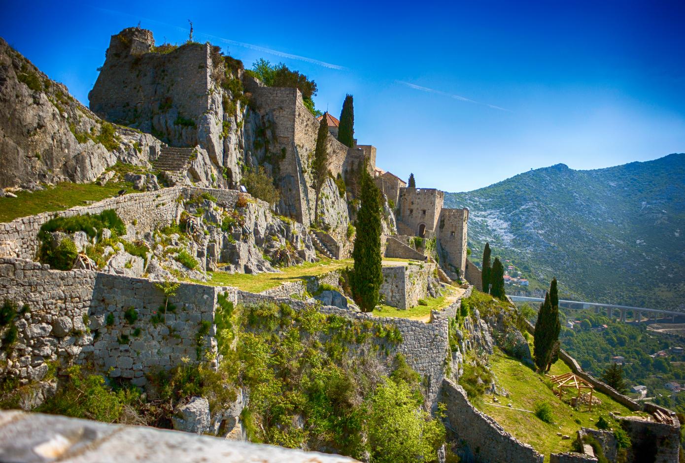 The Klis Fortress, located near Split, in Croatia.