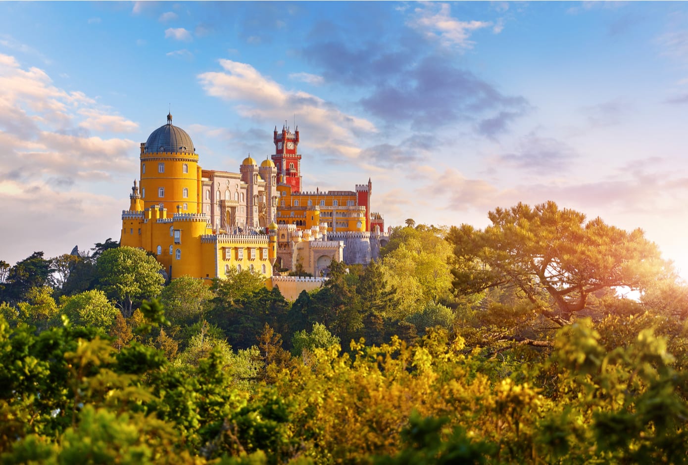 National Palace of Pena in Sintra,  Portugal. 
