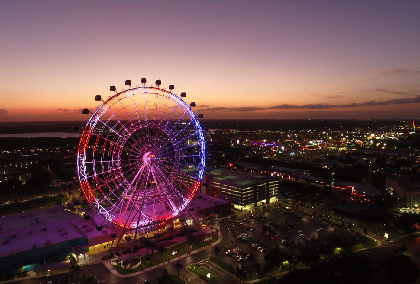 The Orlando Eye Wheel at ICON Park.