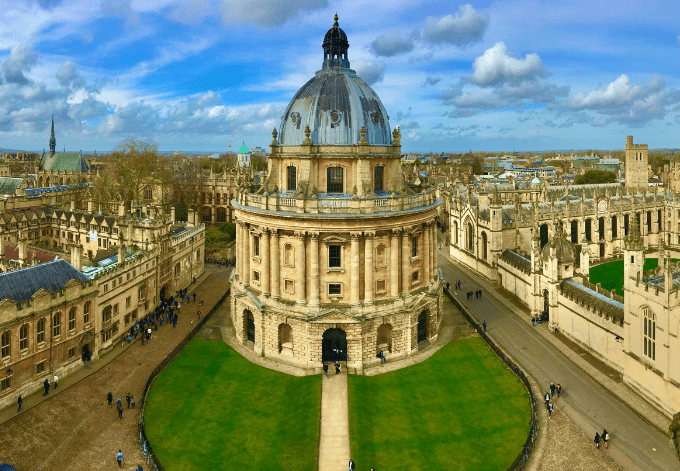 The Radcliffe Camera, at Oxford University, England, UK.