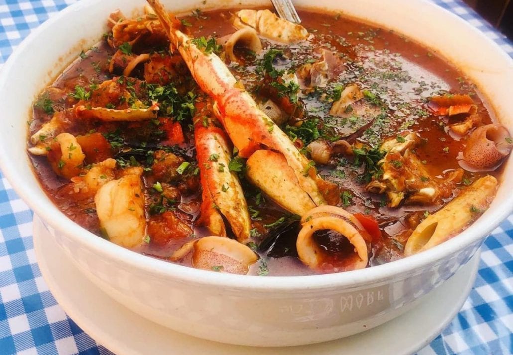 The famous cioppino at Gigi’s Sotto Mare Oysteria & Seafood, in San Francisco.