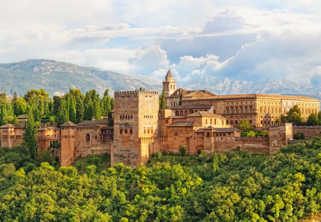 Alhambra in Granada, Spain.