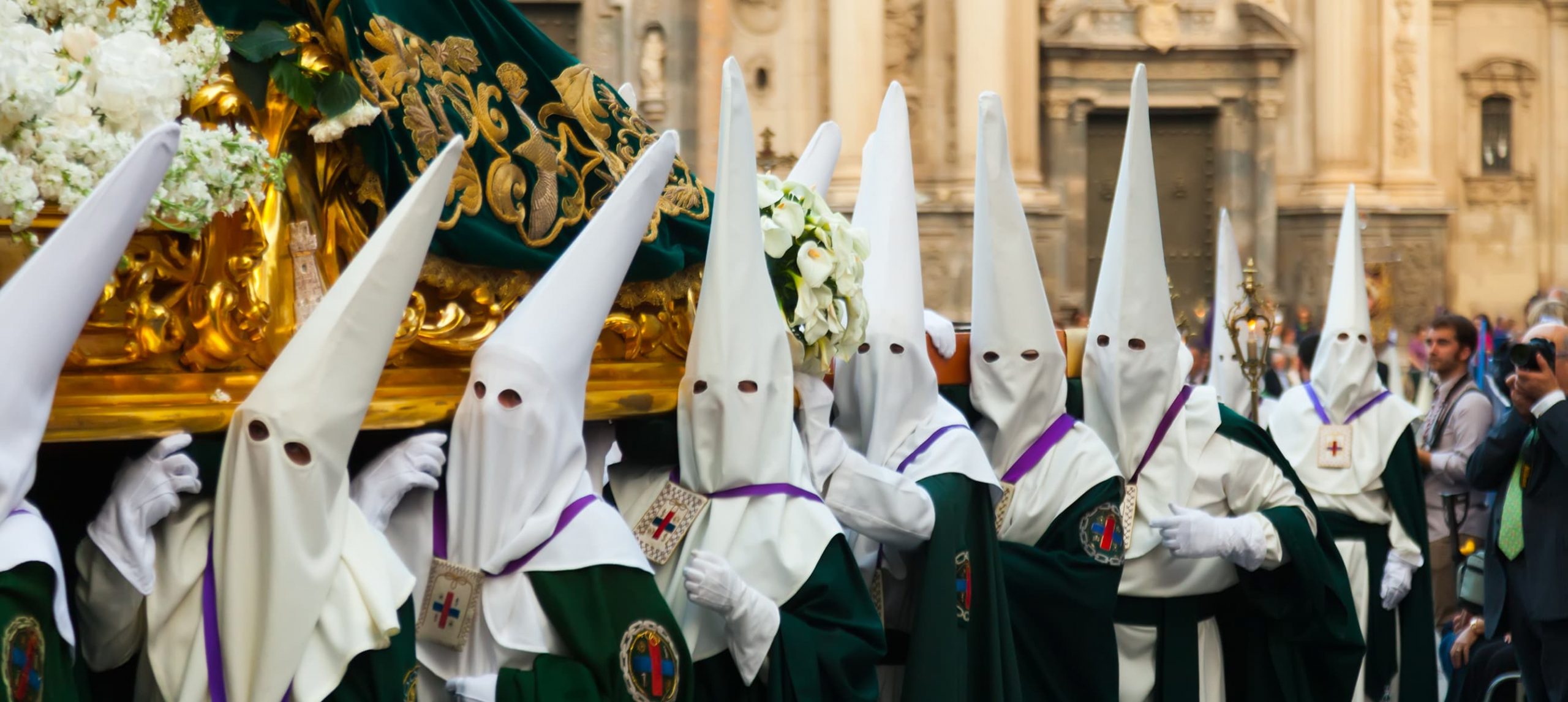 Semana Santa in Spain. Semana Santa or Holy Week is Christian religious processions on streets of Spanish cities and town