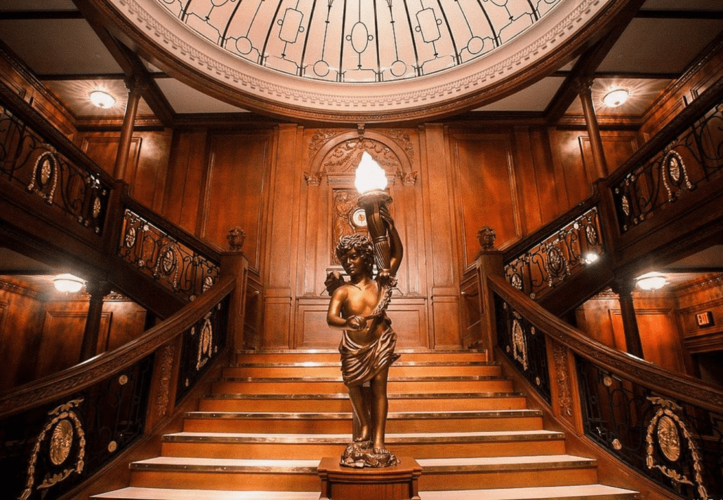The Grand Staircase at the Titanic: The Artifact Exhibition 
