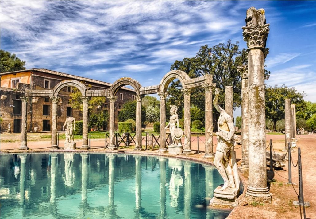 Hadrian’s Villa & Villa D’Este, in Italy.