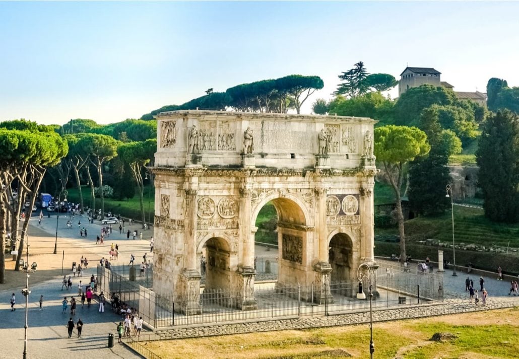 Arch of Constantine, Rome, Italy.