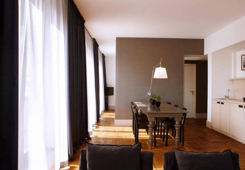 One of the apartments at Amano Hotel Berlin