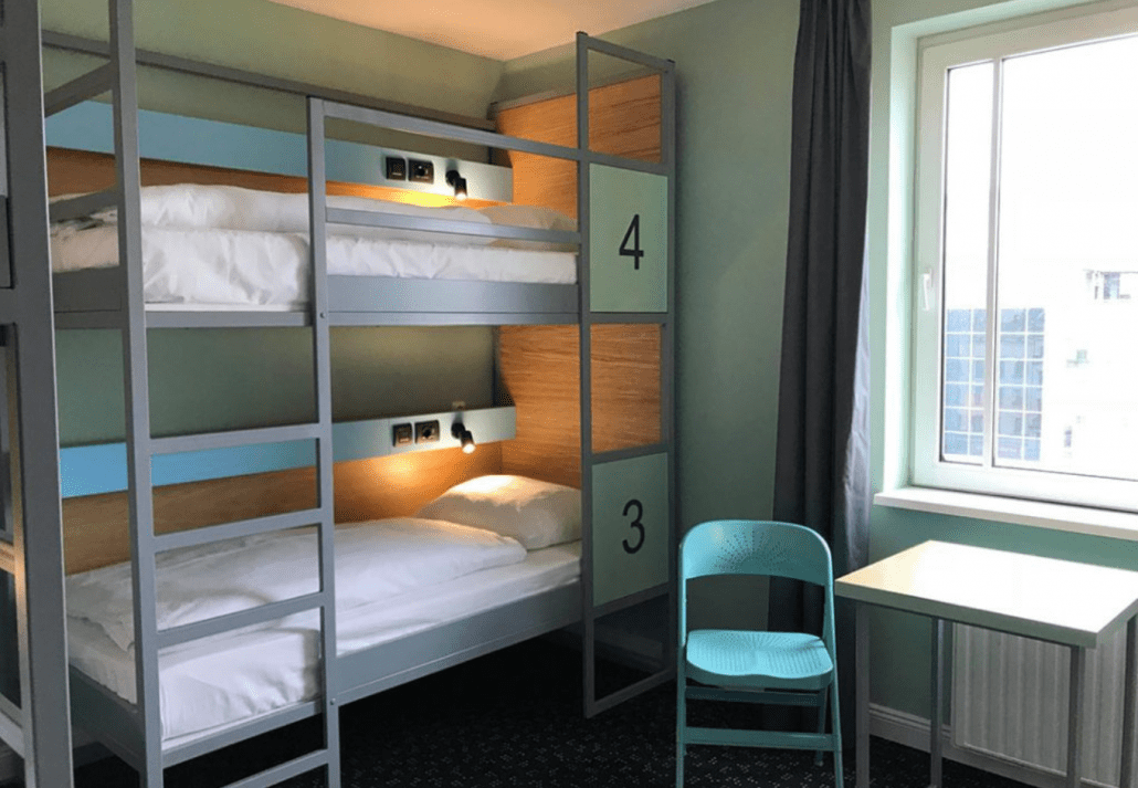 Dorm at Grand Hostel Berlin Classic, Berlin, Germany.