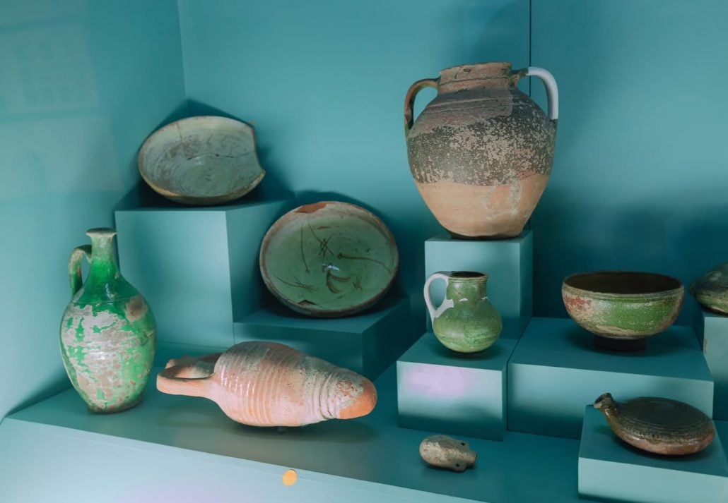 Museum in Antalya showcasing ancient dishware