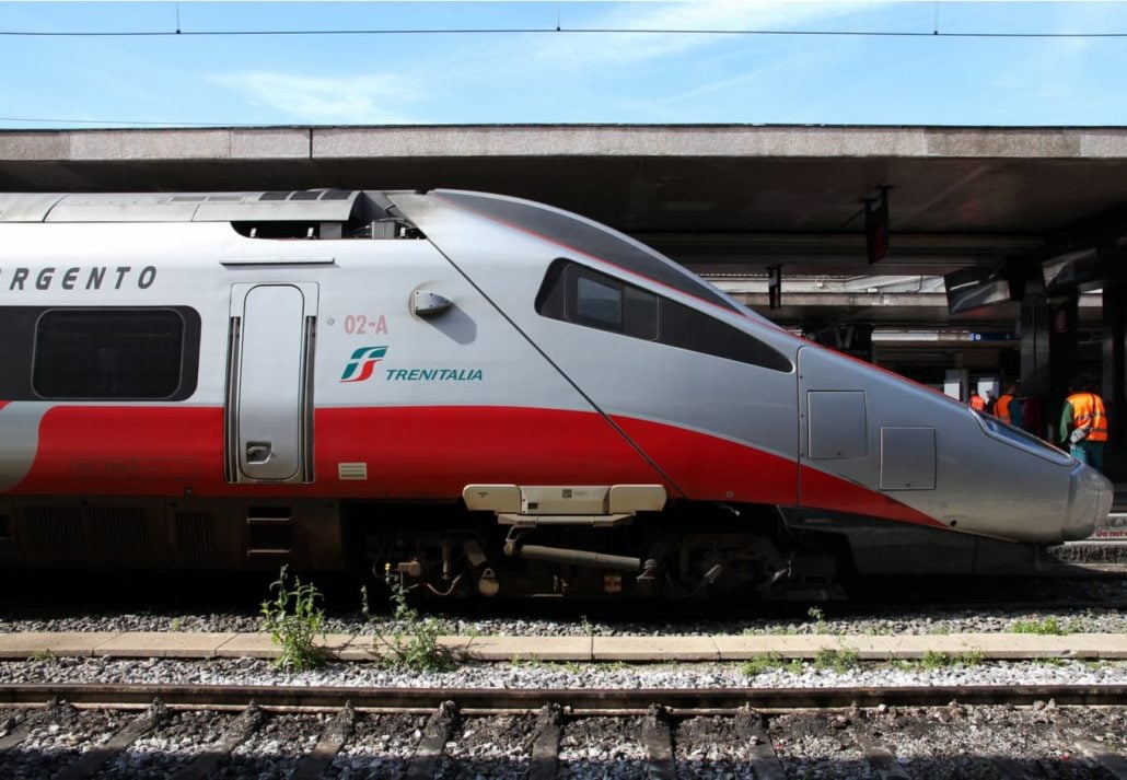 Trenitalia high-speed train.