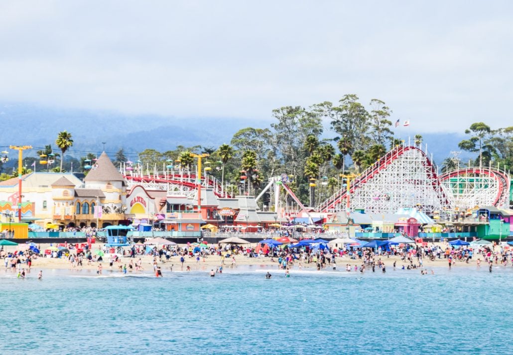 Santa Cruz Beach Boardwalk, in Santa Cruz, California, USA.