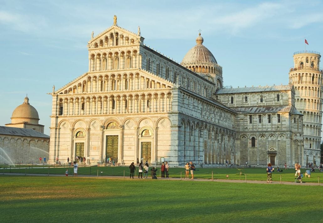 The Pisa Cathedral, in Pisa, Italy.