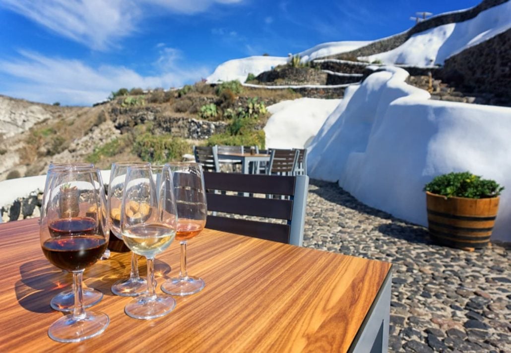 Venetsanos winery in Santorini