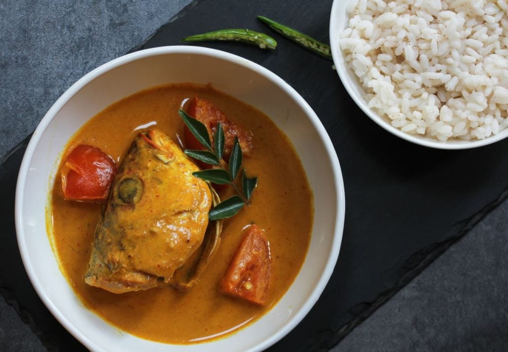 Fish Head Curry dish.