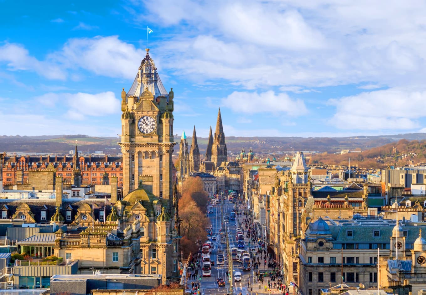 how to travel from london to edinburgh