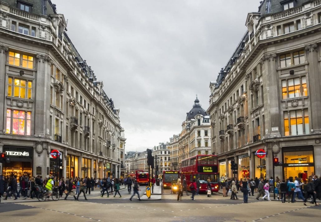 Oxford Street, London, UK.