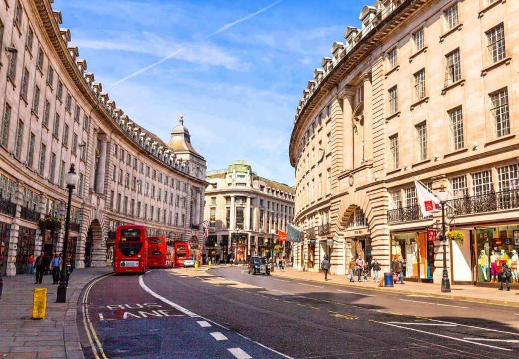 London's famous Regent Street.