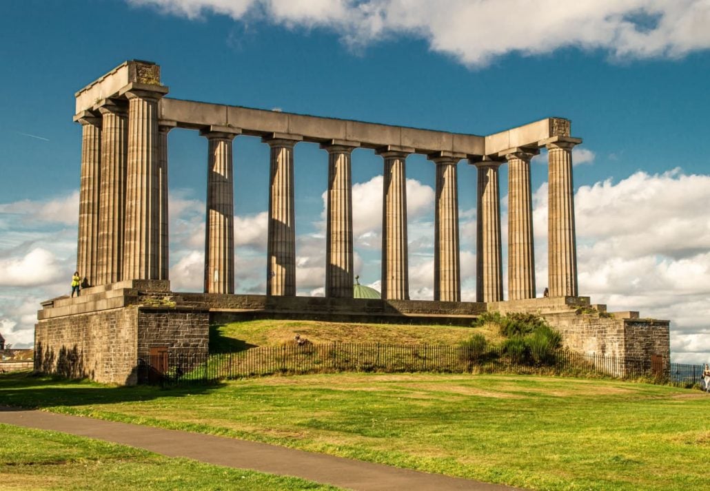 The National Monument of Scotland, Edinburgh, Scotland.