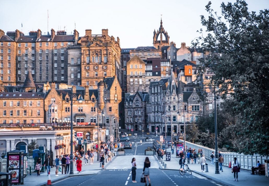 Edinburgh’s New Town, in Edinburgh, Scotland.