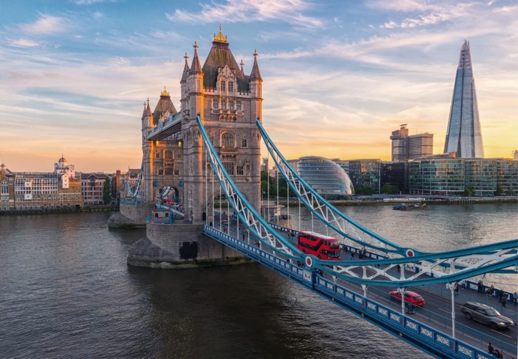 London Bridge, in London, England.