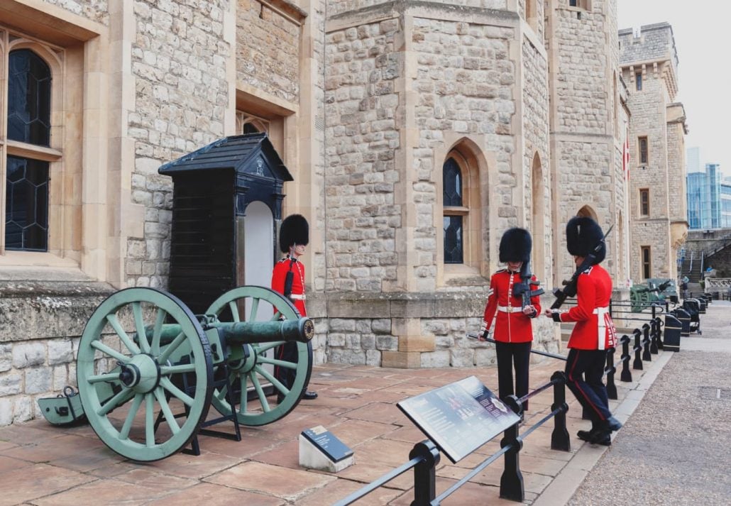 Guards at Tower of London
