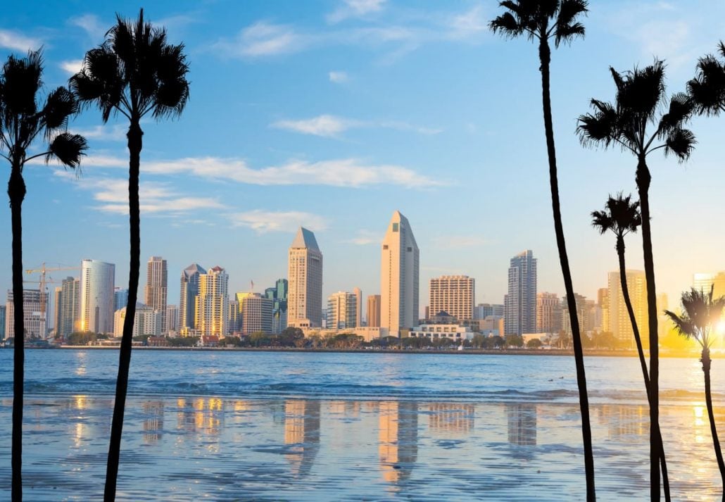 San Diego's city skyline.