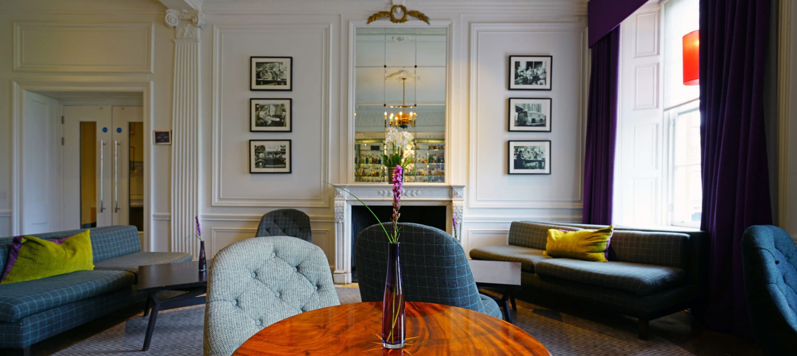 Suite at the Blythswood Square Hotel, in Glasgow, Scotland.