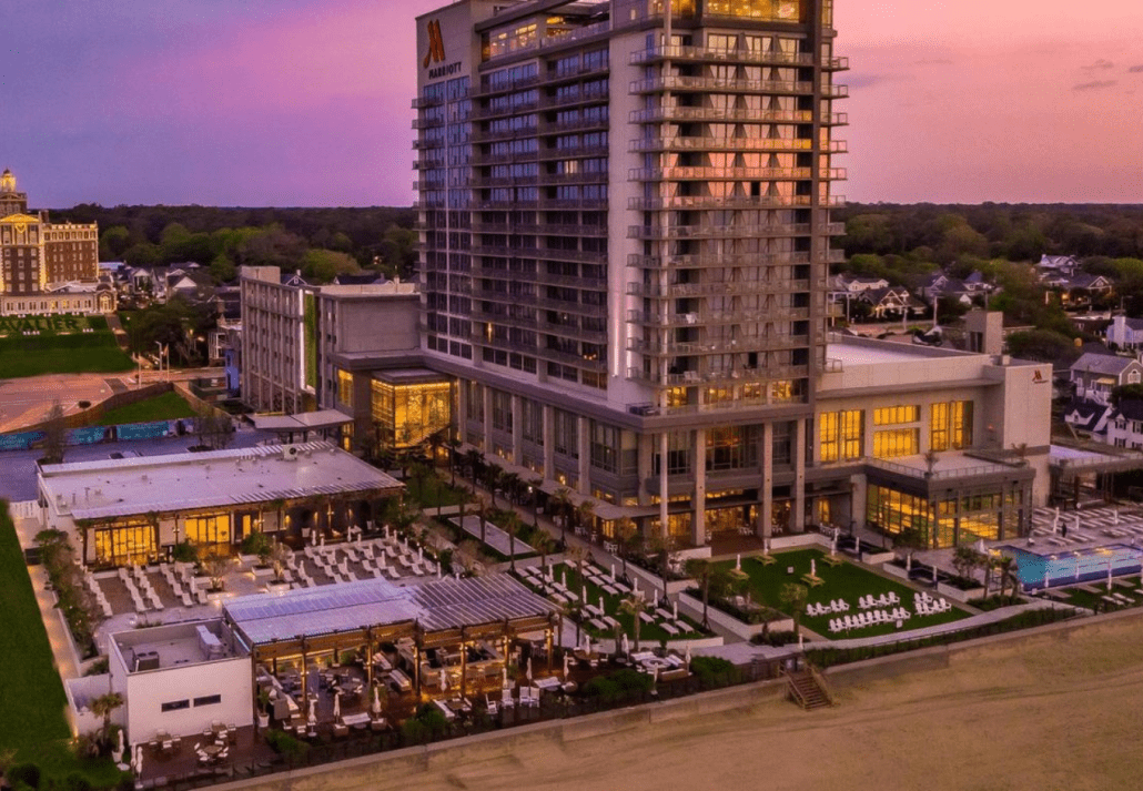 Marriott Virginia Beach Oceanfront, in Virginia Beach, Virginia.