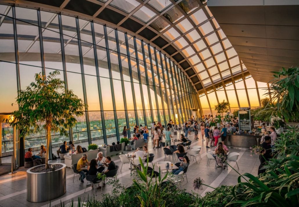 Sky Garden, in London, England.