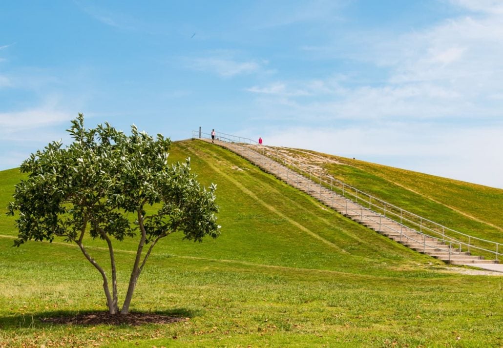 Mount Trashmore Park, Virginia Beach, Virginia.