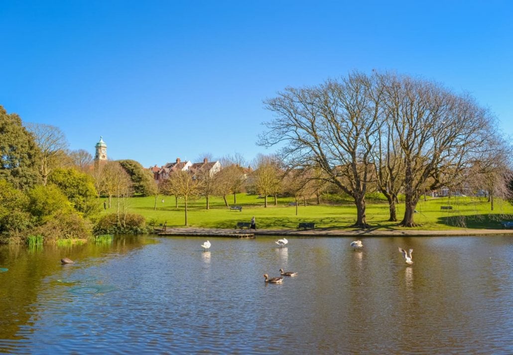 Queens Park in Brighton