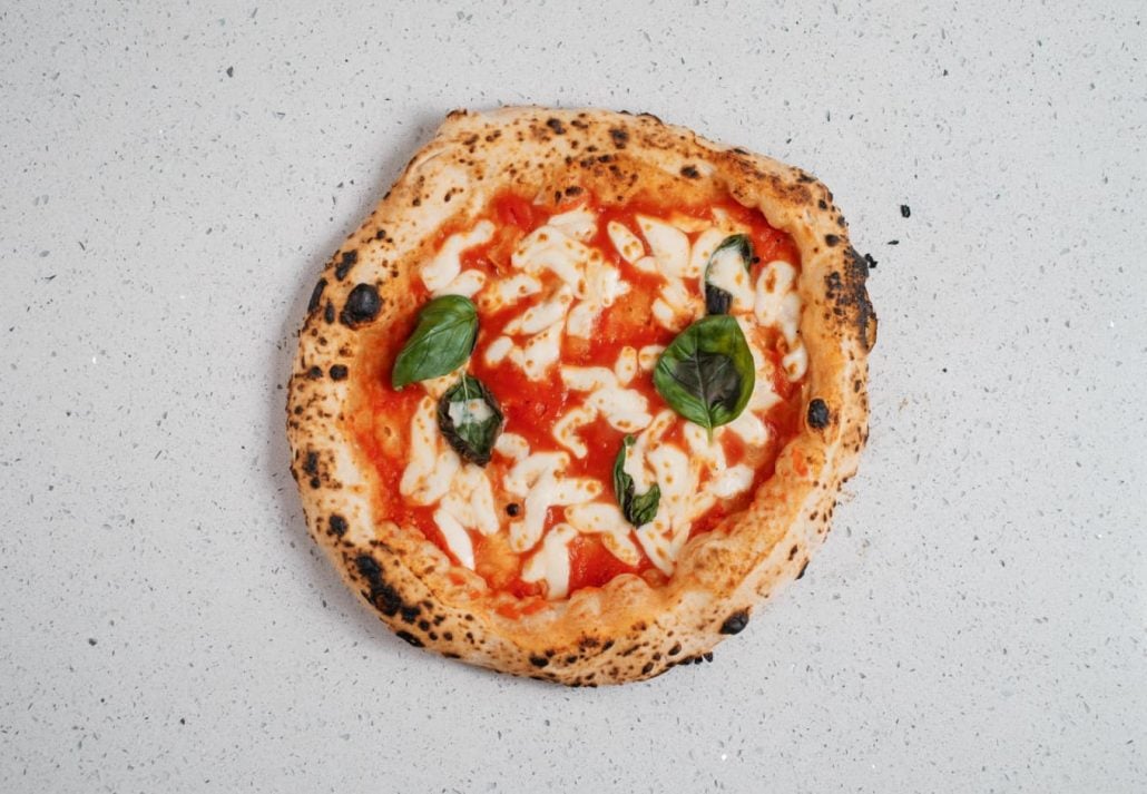 Neapolitan-style pizza.