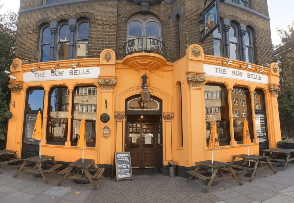 The Bow Bells, in London, UK.