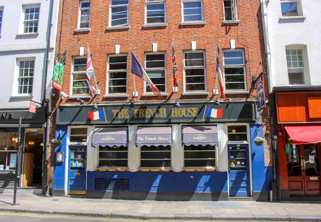 The French House, in London, UK.