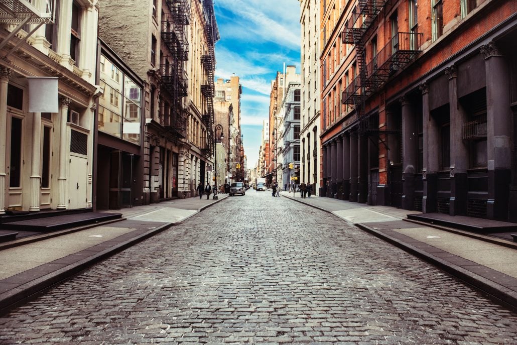 Stone Street, in NYC.