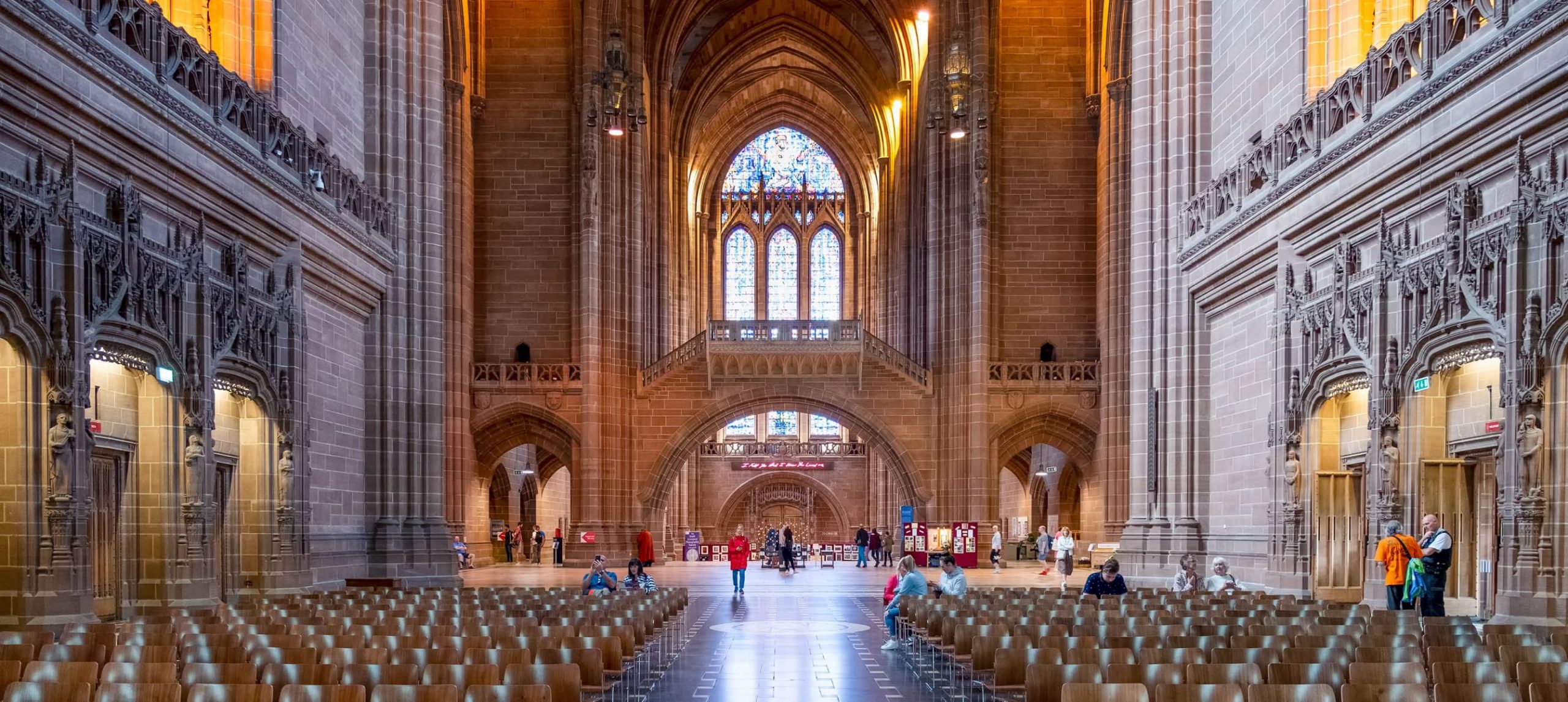 inside the Liverpool Cathedral