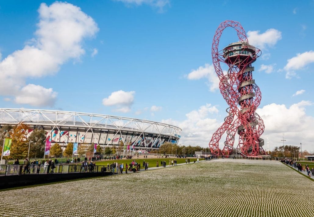 Queen Elizabeth Olympic Park, in London, UK.