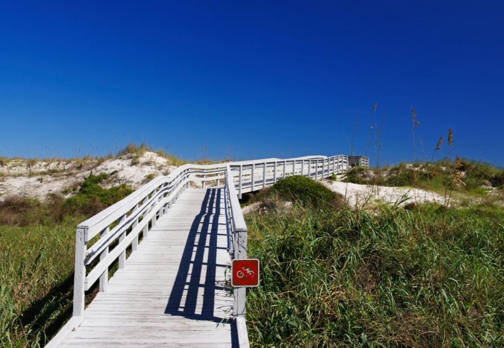 The Anastasia State Park, in Florida.