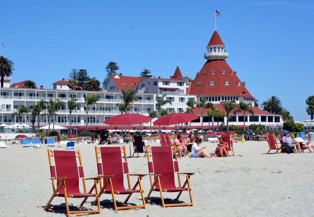 Coronado Beach, in San Diego, California.