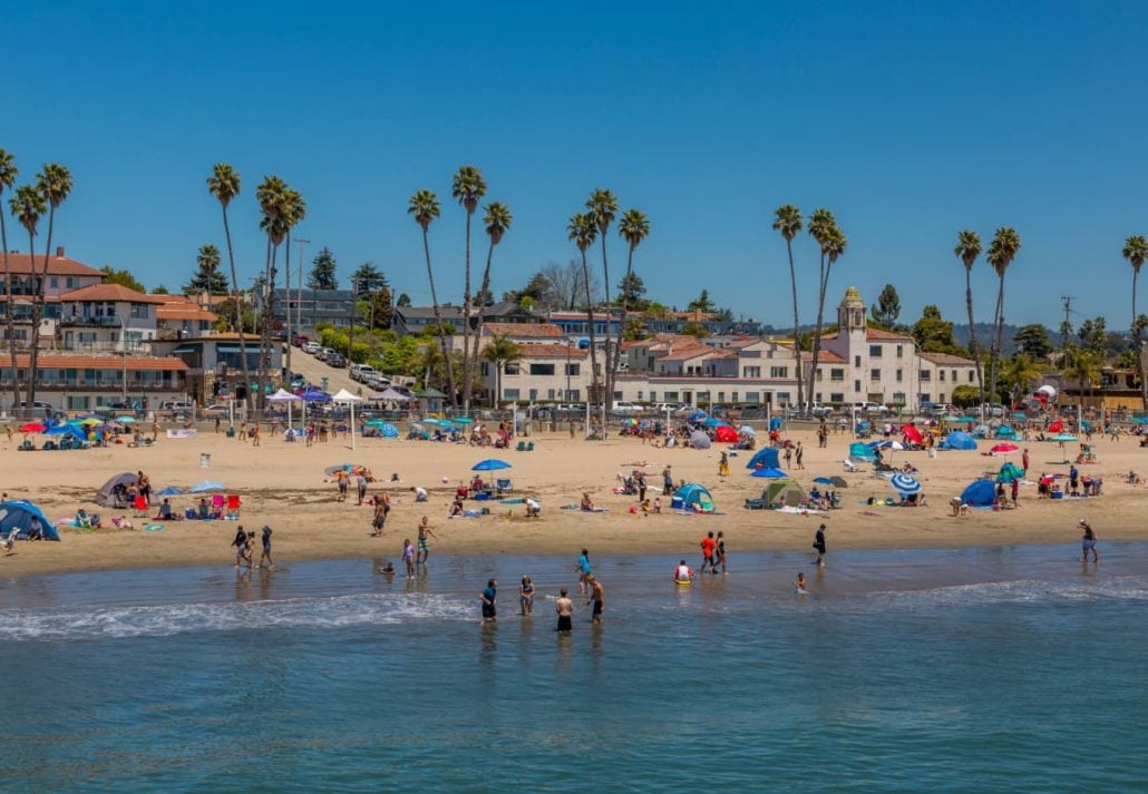 Main Beach, Santa Cruz, California.
